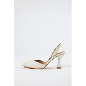 NEW STINE GOYA agatha heels in champagne